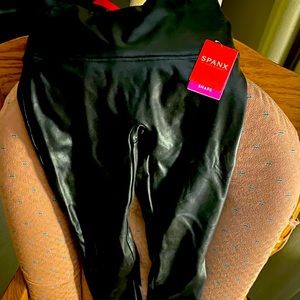 Spanx faux leather leggings